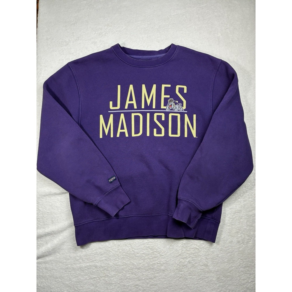Vintage Jansport James Madison University Purple Sweatshirt Crewneck Size M